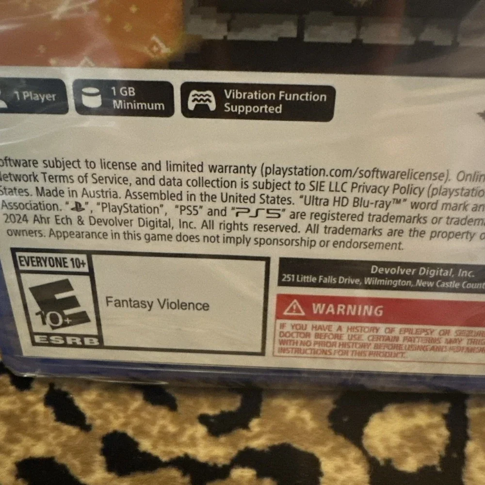 Pepper Grinder PlayStation 5 PS5 Devolver Digital 2024 NEW SEALED US ESRB E10+